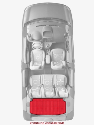 ЭВА коврики «Queen Lux» багажник для BMW 8 Series Gran Coupe